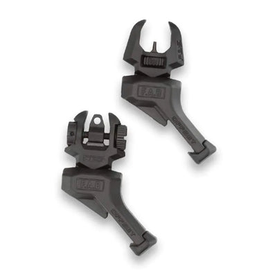 FAB Defense FRBS Offset Folding Backup Sights for AR-15