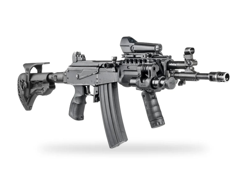 Galil with FAB Defense folding stock, grip and quad rail