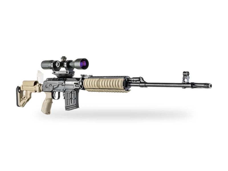 SVD Dragunov with FAB Defense stock and scope mount