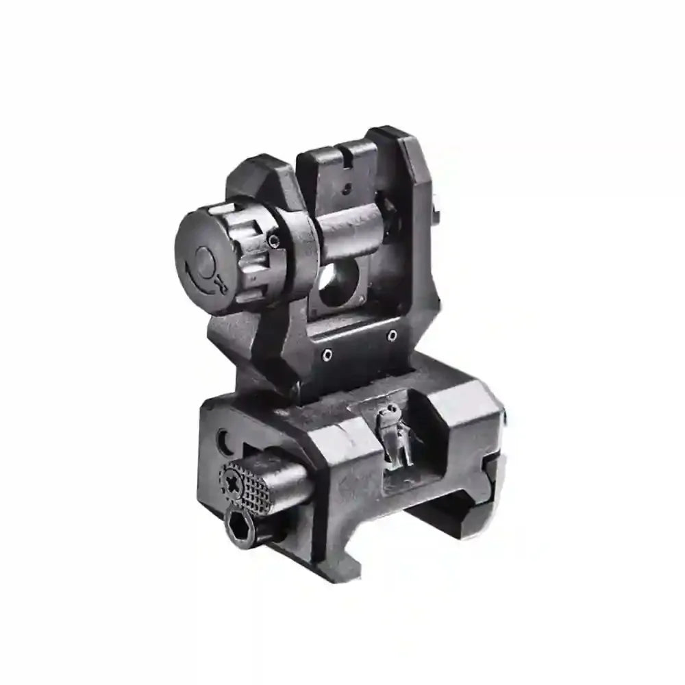 CAA FRS rear flip-up sight, side view