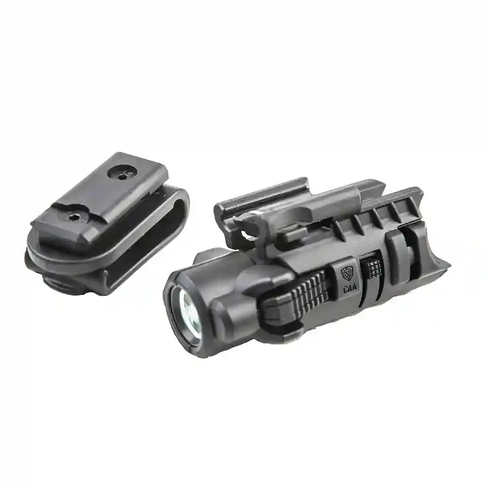CAA 3-in-1 Micro RONI Flashlight with Pistol Mount & Belt Clip – view 2