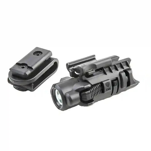 CAA 3-in-1 Micro RONI Flashlight with Pistol Mount & Belt Clip – view 2