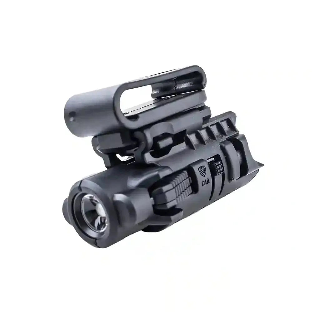 CAA 3-in-1 Micro RONI Flashlight with Pistol Mount & Belt Clip – view 4