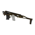 Micro RONI Gen 4X with stabilizing brace in flat dark earth