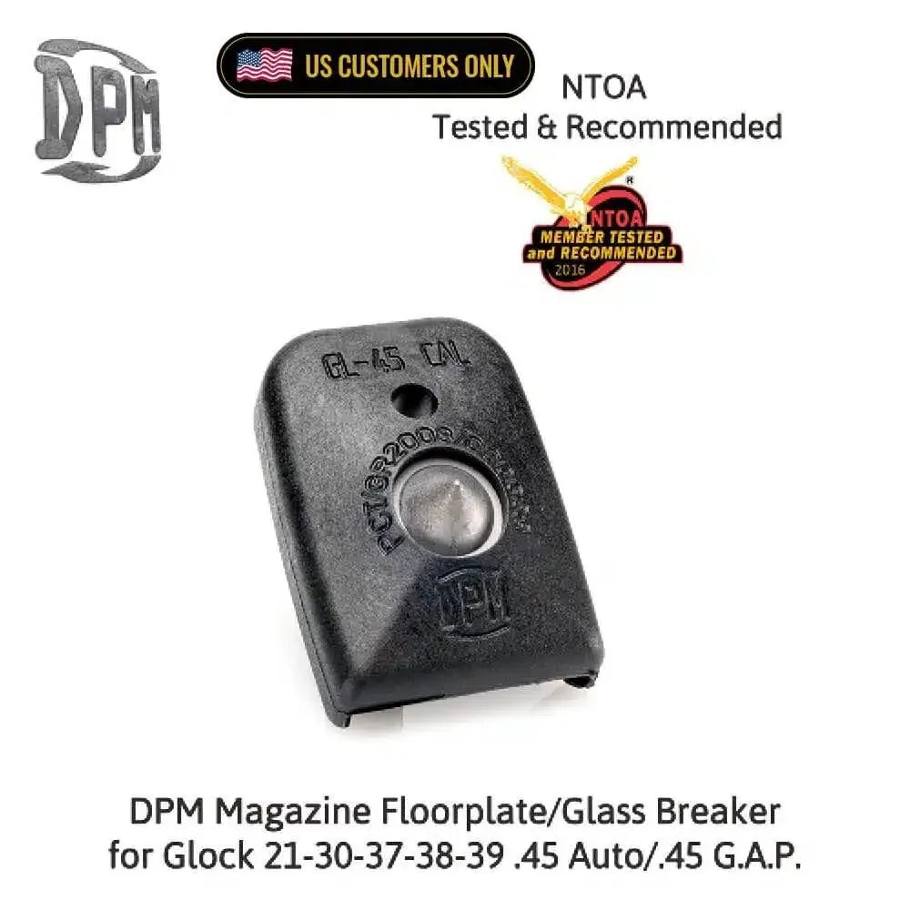 DPM glass breaker floorplate for Glock .45 magazines – view 5