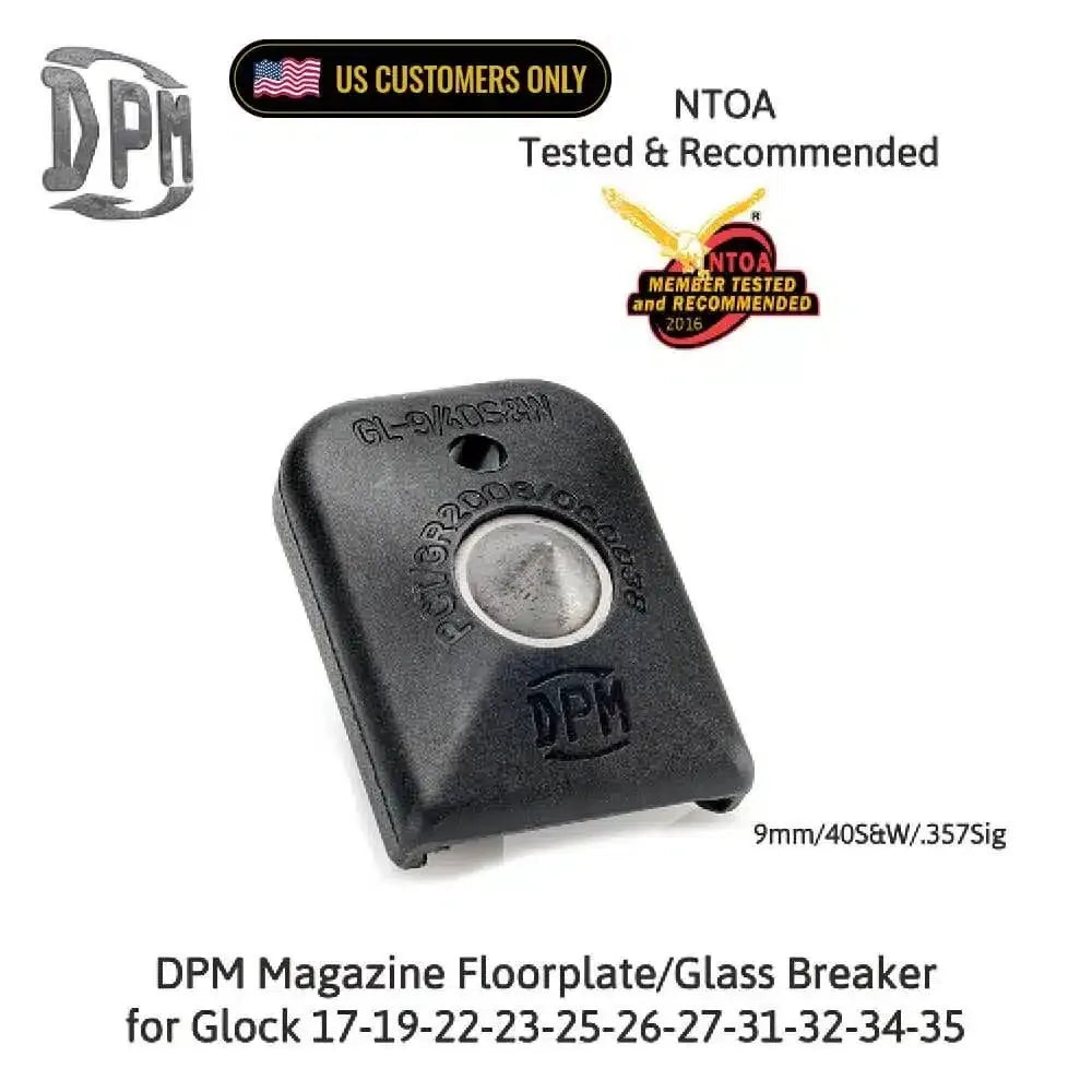 DPM glass breaker floorplate for Glock 9mm / .40 magazines – view 5