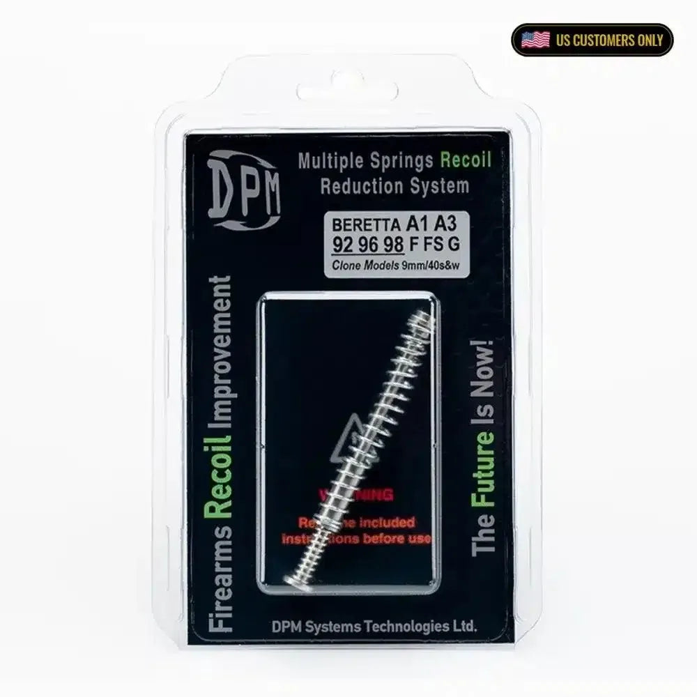 DPM recoil rod and springs for Beretta 92