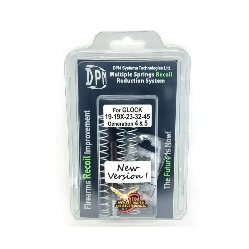 DPM recoil system parts for Glock 19 Gen 4–5