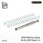 DPM recoil system parts for Glock 20/21 Gen 1–3