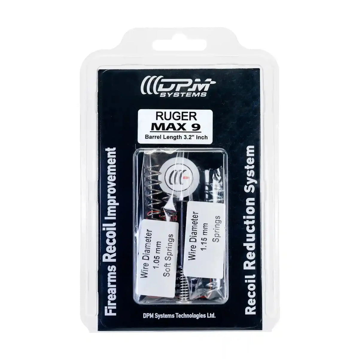 DPM recoil rod and springs for Ruger MAX-9