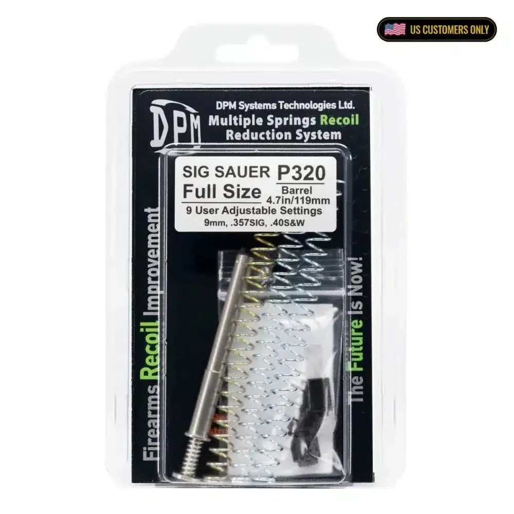 DPM recoil rod and springs for Sig P320