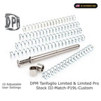 DPM recoil rod and springs for Tanfoglio / Steyr