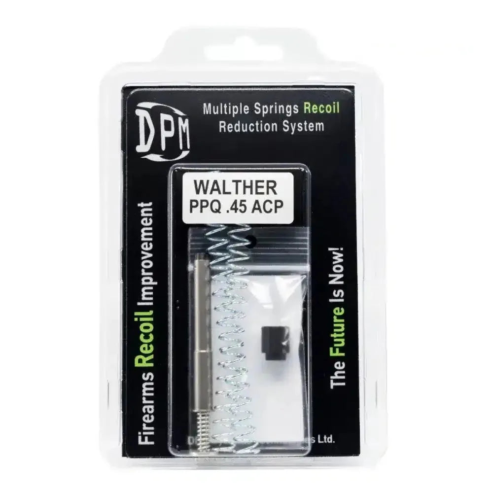 DPM recoil rod and springs for Walther PPQ .45 ACP
