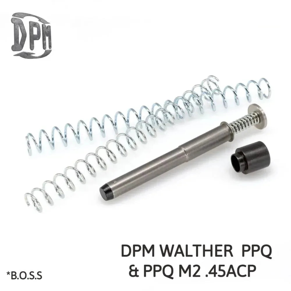 DPM recoil system parts for Walther PPQ .45 ACP