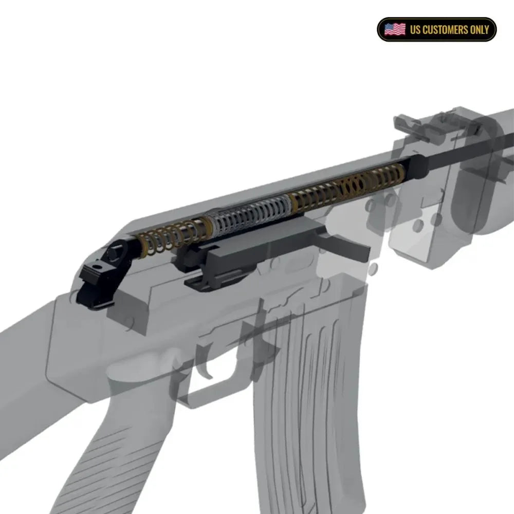 DPM recoil rod and springs for AK-47
