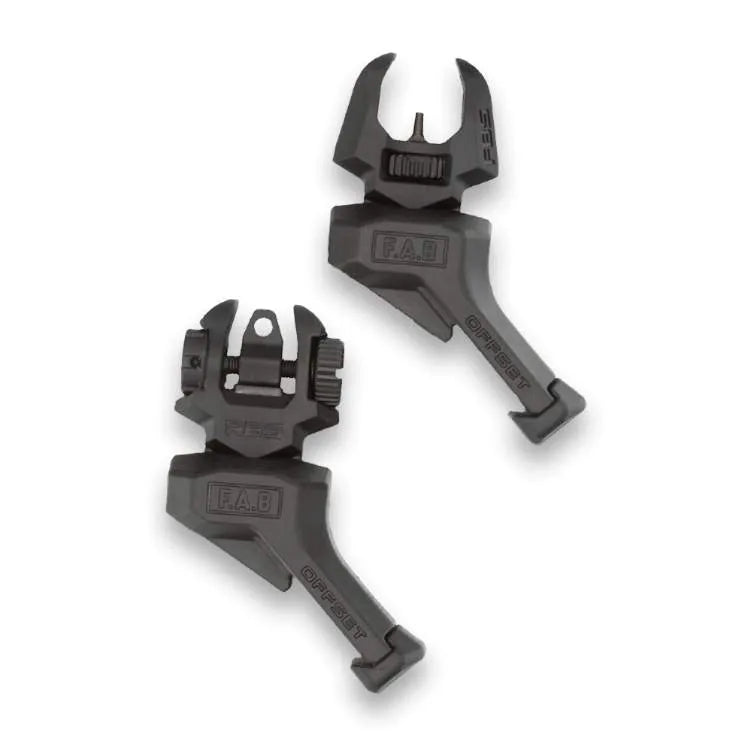 FAB Defense FRBS Offset Folding Backup Sights for AR-15