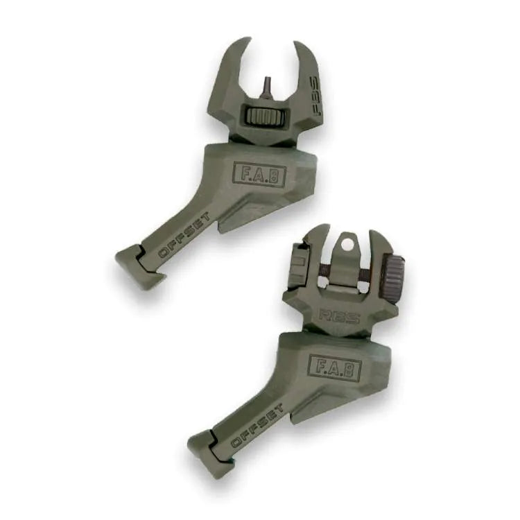 FAB Defense FRBS Offset Folding Backup Sights for AR-15 – view 3