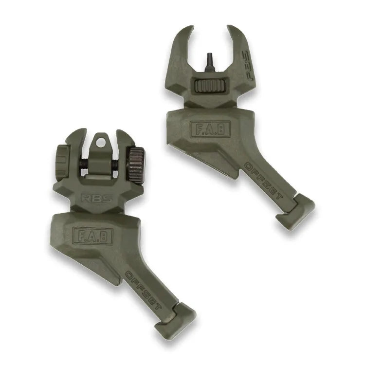 FAB Defense FRBS Offset Folding Backup Sights for AR-15 – view 4