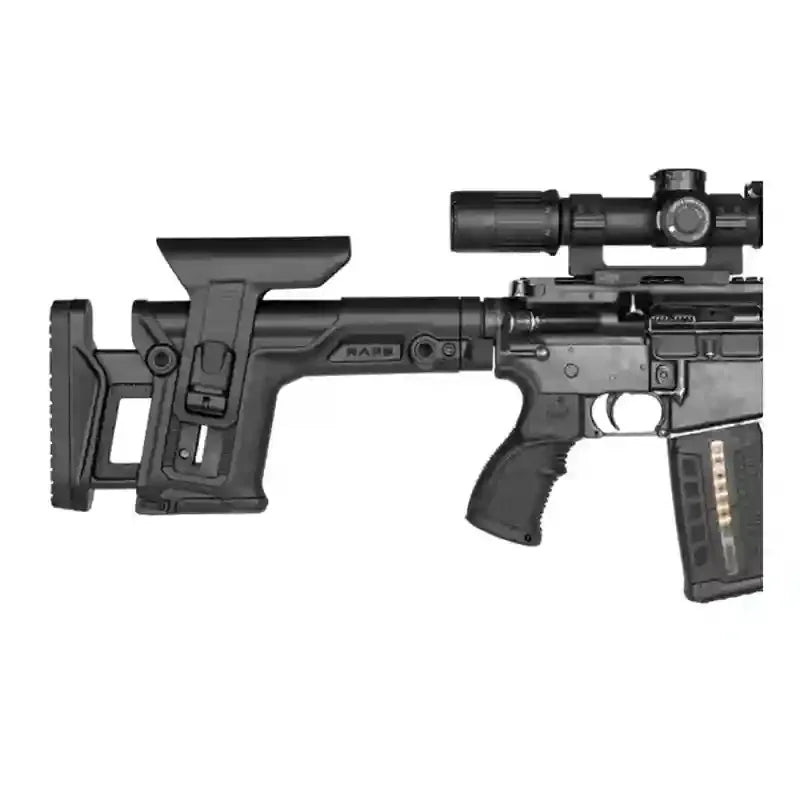 FAB Defense RAPS stock butt pad and monopod rail