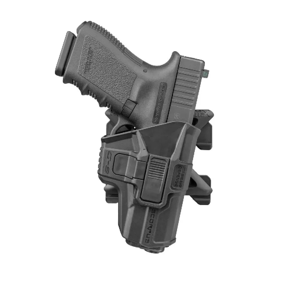 FAB Defense Scorpus MX Level 2 Holster with MOLLE, Paddle & Belt Adapters