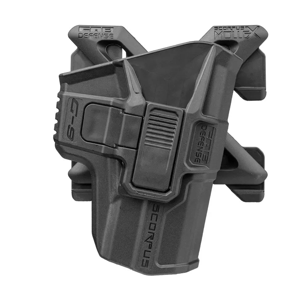 FAB Defense Scorpus MX Level 2 Holster with MOLLE, Paddle & Belt Adapters – view 5