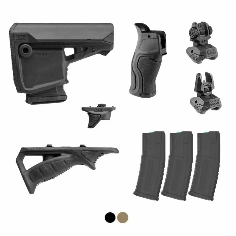 FAB Defense AR-15 Upgrade Kit, all parts
