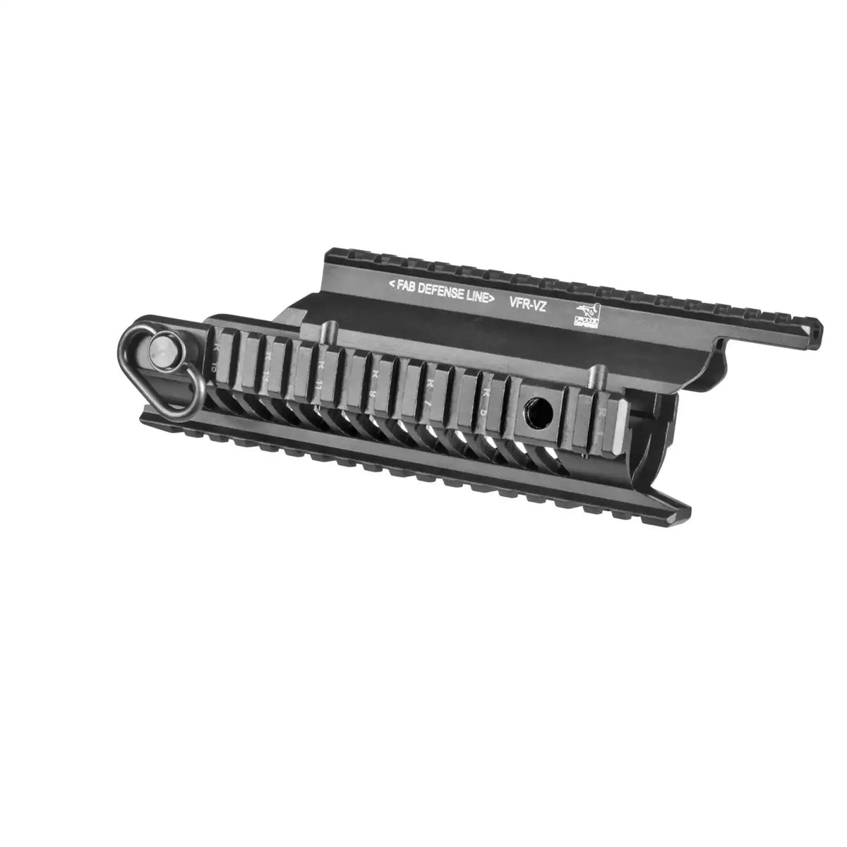FAB Defense VZ 58 quad rail on rifle