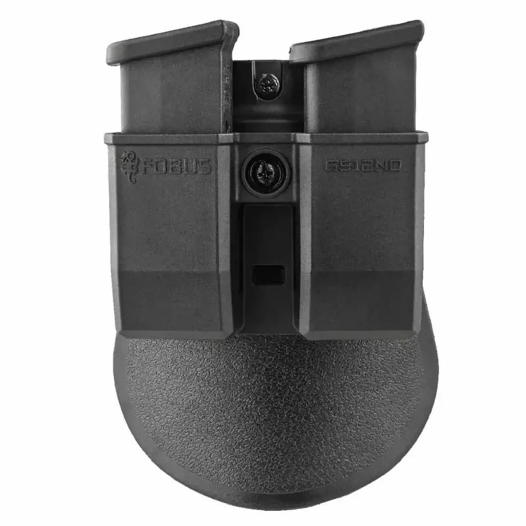 Fobus double mag pouch for single-stack 9mm magazines, view 2