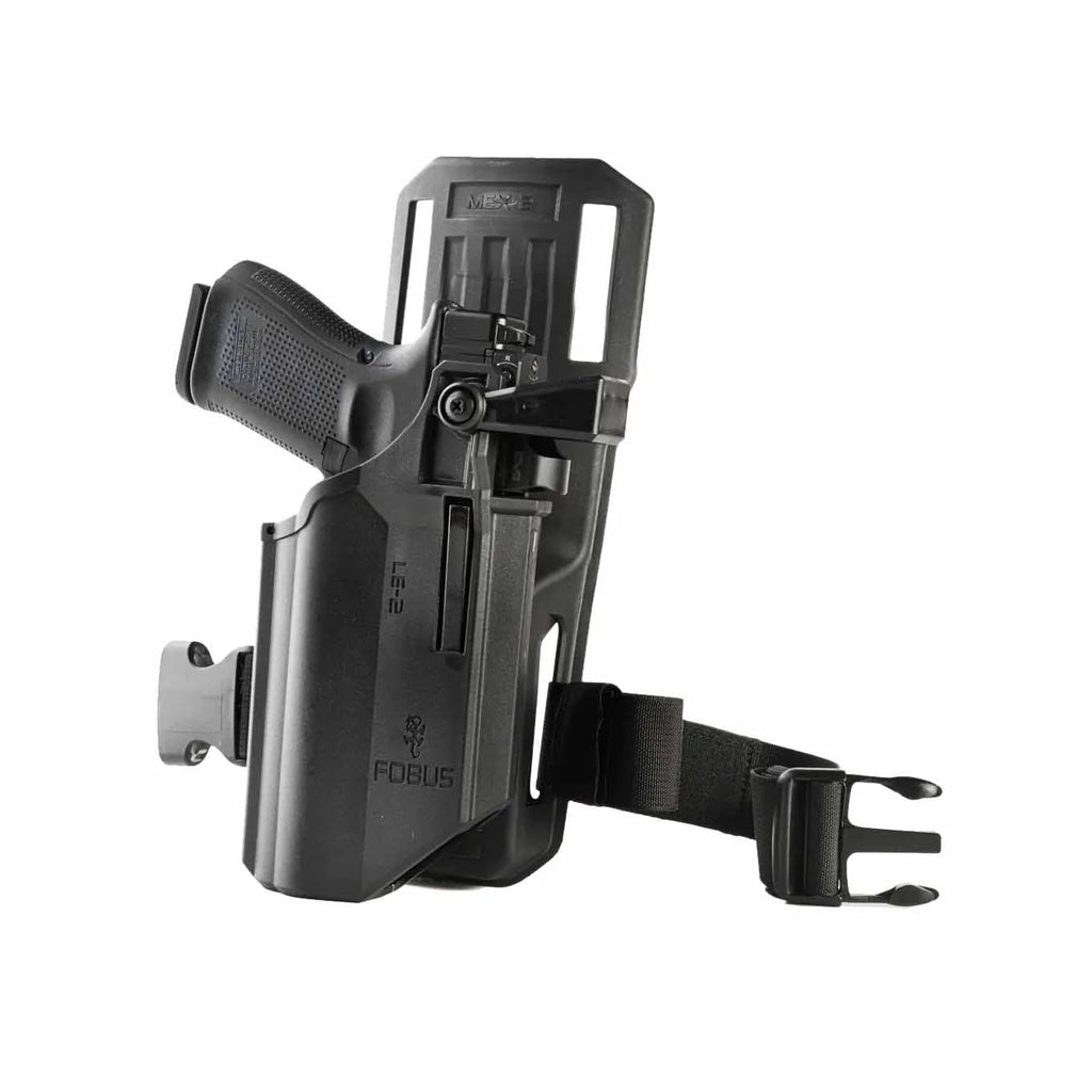 Fobus Level 2 duty holster for Glock with light, view 3