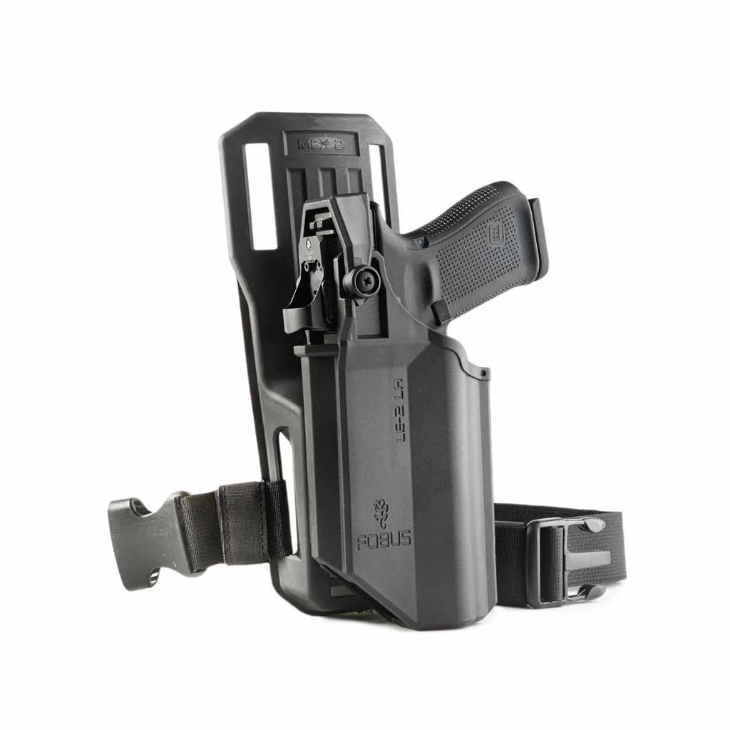 Fobus Level 2 duty holster for Glock with light, view 5