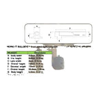 Meprolight FT Bullseye fiber tritium front sight for H&K, view 8