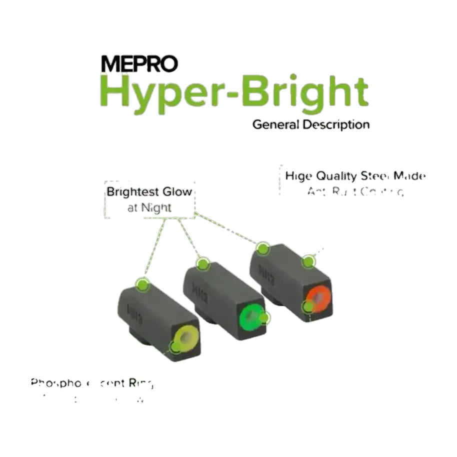 Meprolight Hyper-Bright tritium night sights for CZ Shadow 2, view 6