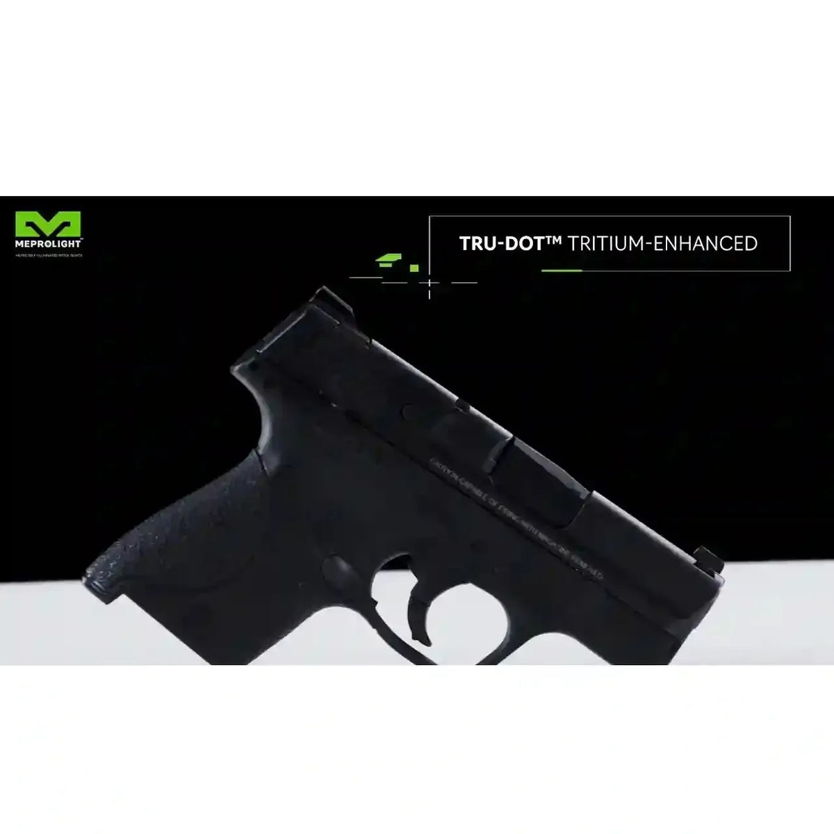 Meprolight Tru-Dot tritium night sights for Glock, view 2
