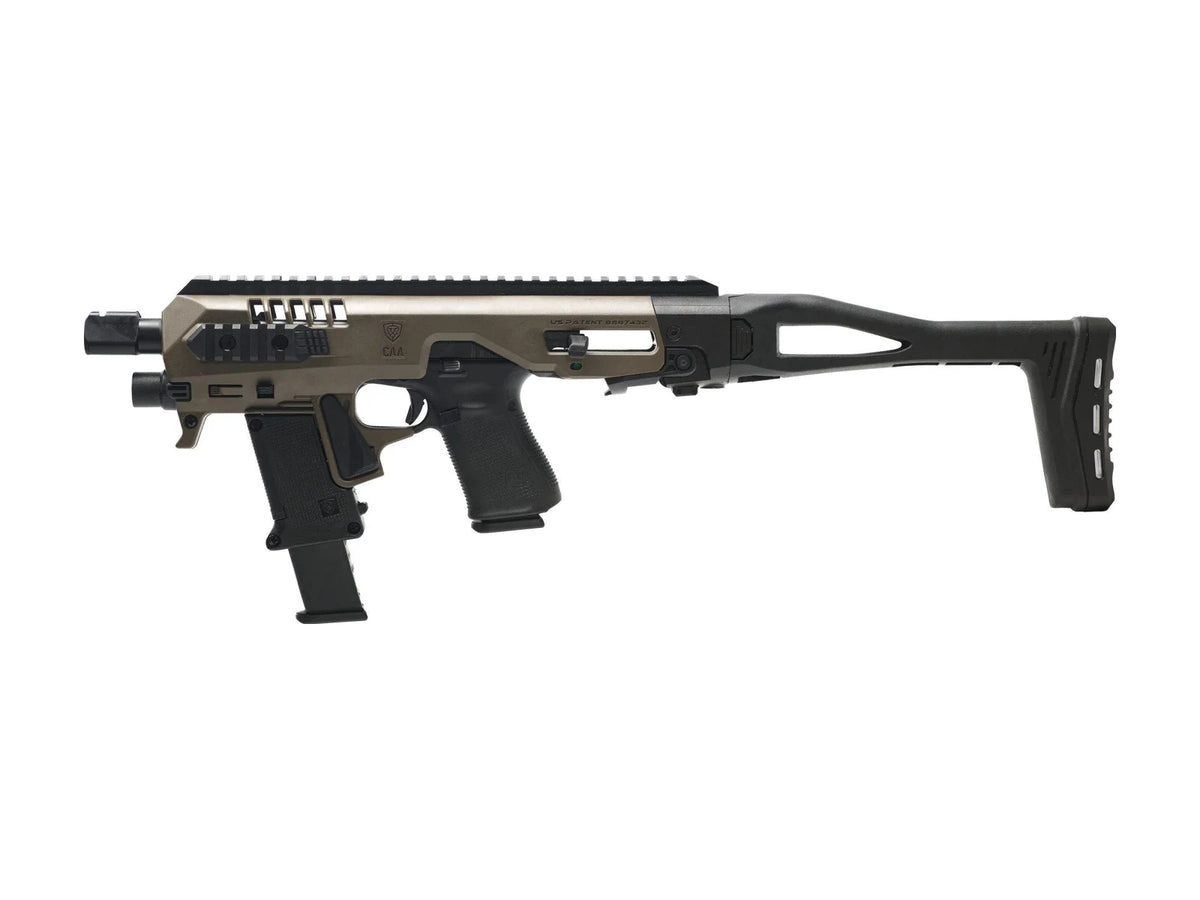 Micro RONI Gen 4X conversion kit, Green, folding stock