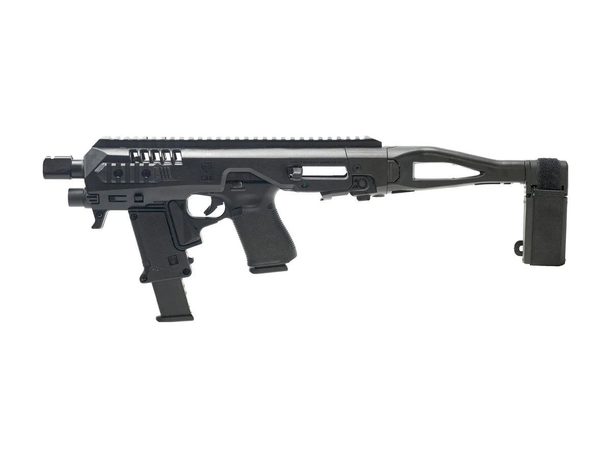 Micro RONI Gen 4X conversion kit, Black, stabilizing brace