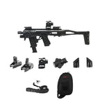 Micro RONI Gen 4X PRO Kit: chassis, red dot, flashlight, flip-up sights, thumb rests, sling and bag