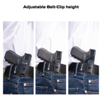 EVO holster adjustable belt clip height