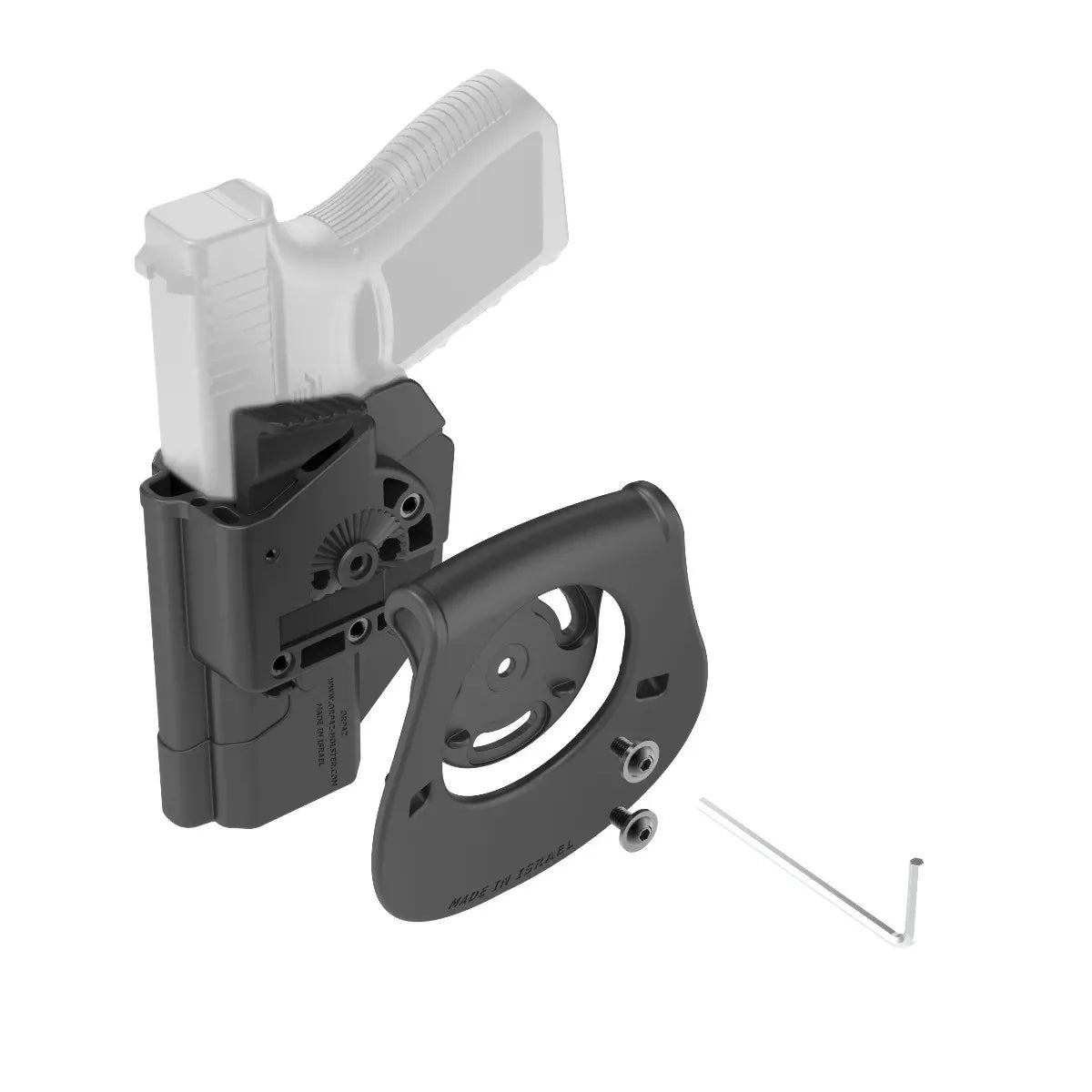 ORPAZ Level II OWB Paddle Holster for Glock – view 3