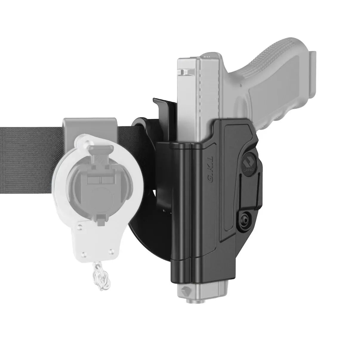 ORPAZ Level II OWB Paddle Holster for Glock – view 4
