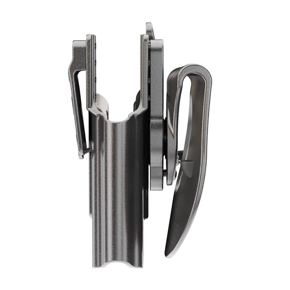 ORPAZ converter on a holster, side view