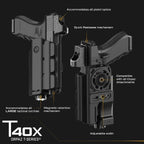 ORPAZ T40X Level II Holster for SureFire X400 / Streamlight TLR-2 – view 6