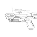 Recover S-PRO upper rail, high profile