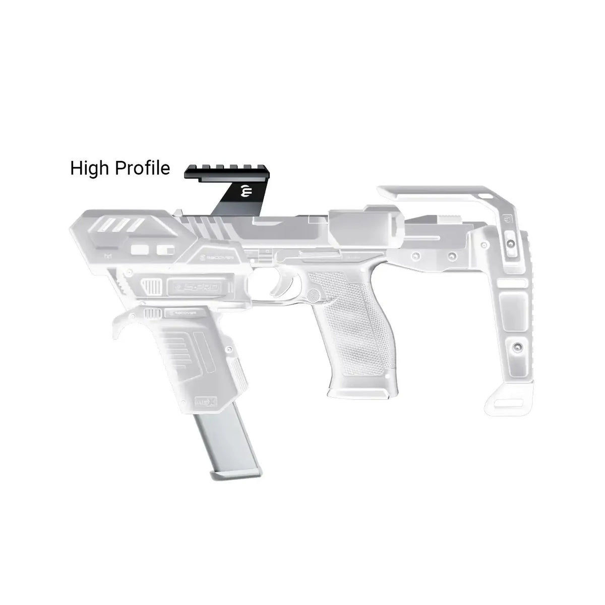 Recover S-PRO upper rail, low profile