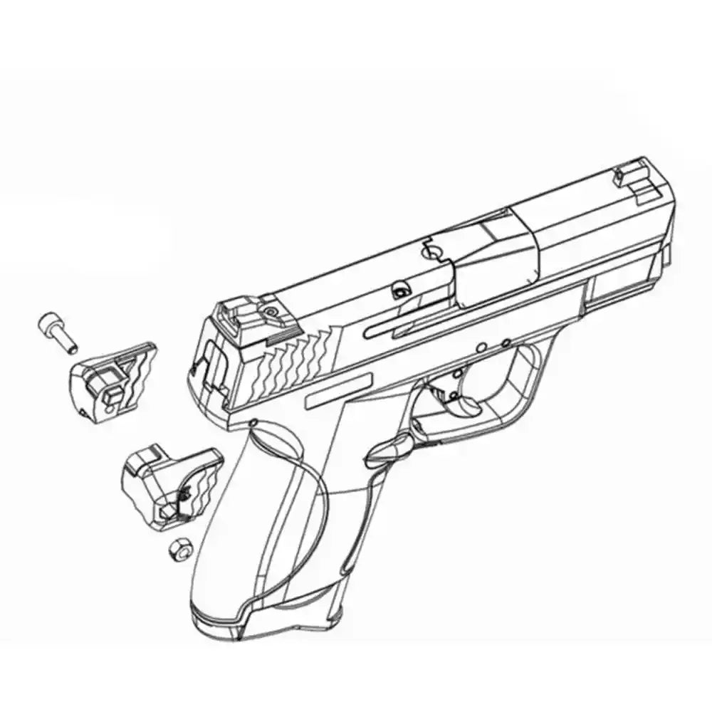 Recover Tactical SCH9 charging handle for S&W Shield, view 6