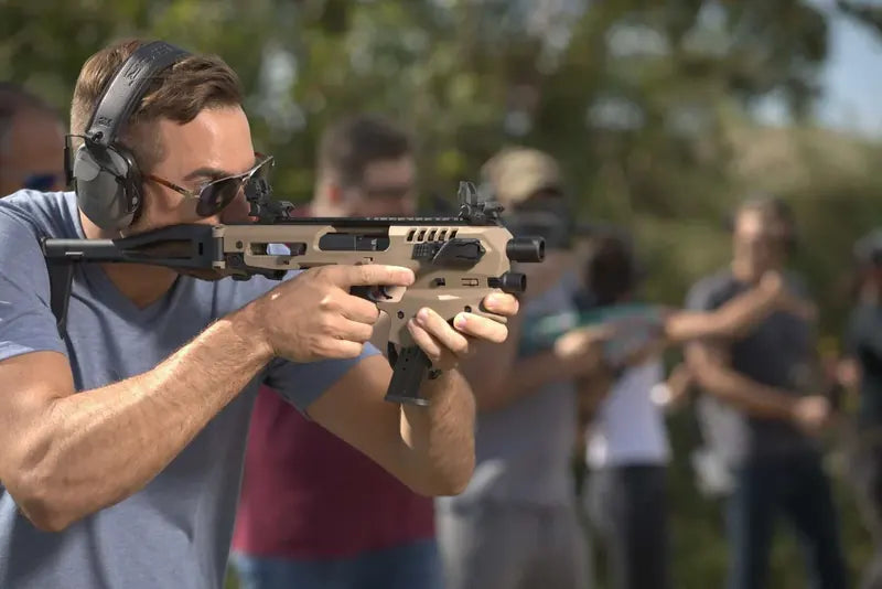 Shooters at the range with CAA MCK kits