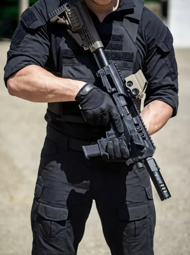 Operator carrying a CAA Micro RONI